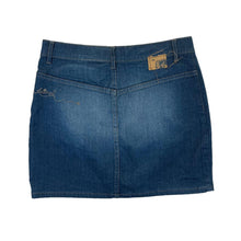 Load image into Gallery viewer, Early 00's ANIMAL "Jasmine" Classic Blue Denim Y2K Skater Surfer Hipster Mini Skirt