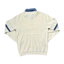 Load image into Gallery viewer, Vintage BAILEYS Mini Logo Contrast Denim Collar Long Sleeve Polo Shirt
