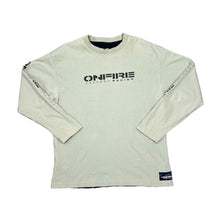 Load image into Gallery viewer, Early 00's ONFIRE "Racing Corp" Graphic Spellout Skater Motorsports Reversible Sweatshirt