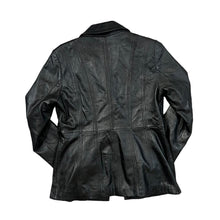 Load image into Gallery viewer, Vintage WILSONS LEATHER Genuine Real Black Leather Blazer Jacket