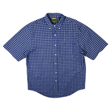 Load image into Gallery viewer, Vintage Timberland Classic Blue Check Short Sleeve Button-Up Shirt