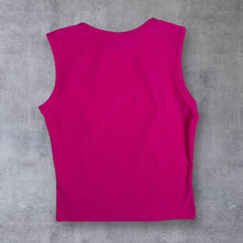 Load image into Gallery viewer, Nike Dri-Fit Classic Pink Polyester Spandex Blend Workout Activewear Vest Tank Top