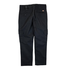 Load image into Gallery viewer, DICKIES Flex "Slim Straight" Classic Black Worker Skater Cargo Pants Trousers