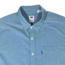 Load image into Gallery viewer, LEVI'S Red Tab "Standard" Classic Blue Long Sleeve Cotton Shirt