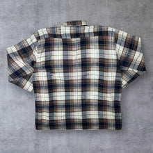 Load image into Gallery viewer, Vintage Velocia Multi Plaid Check Long Sleeve Cotton Flannel Shirt