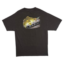 Load image into Gallery viewer, Early 00's CABELA'S "Evil Eyes Fishing Team" Logo Spellout Graphic Brown T-Shirt
