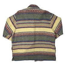 Load image into Gallery viewer, Vintage 90's Aztec Crazy Abstract Patterned Long Sleeve Wool Blend Flannel Over Shirt
