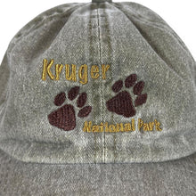Load image into Gallery viewer, Early 00's Kruger National Park Embroidered Souvenir Spellout Baseball Cap