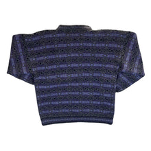 Load image into Gallery viewer, Vintage 90's Claire Ellen Made In England Grandad Patterned Knit Sweater Jumper