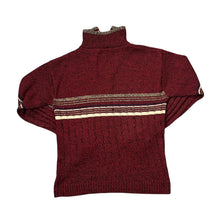 Load image into Gallery viewer, Vintage MEN'S CLASSIC Striped Knit 1/4 Zip Pullover Sweater Jumper