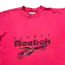 Load image into Gallery viewer, Vintage 90's PLANET REEBOK Big Logo Spellout Graphic Cotton T-Shirt