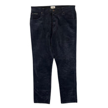 Load image into Gallery viewer, WRANGLER "Texas Slim" Classic Black Corduroy Cord Straight Leg Trousers