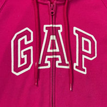 Load image into Gallery viewer, GAP Classic Embroidered Big Logo Spellout Zip Hoodie