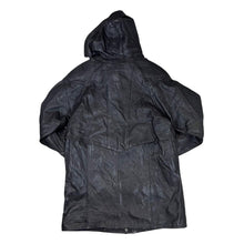Load image into Gallery viewer, Vintage 90's SINAN LEDER Made In Turkey Genuine Real Black Leather Hooded Jacket