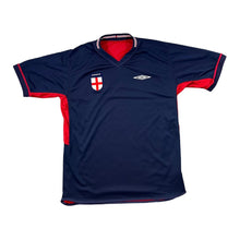 Load image into Gallery viewer, Early 00's UMBRO ENGLAND Football Embroidered Emblem Reversible Football Shirt Jersey