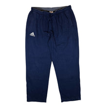 Load image into Gallery viewer, ADIDAS Classic Mini Logo Navy Blue Open Leg Sweatpants Tracksuit Bottoms