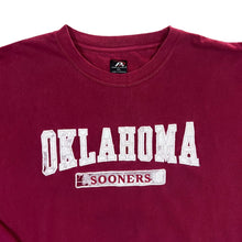 Load image into Gallery viewer, Vintage Pro Player OKLAHOMA SOONERS College Embroidered Lightweight Crewneck Sweatshirt