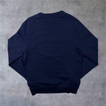 Load image into Gallery viewer, Champion Classic Embroidered Logo Spellout Navy Blue Crewneck Sweatshirt