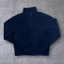 Load image into Gallery viewer, Nautica Reversible Fleece Winndbreaker Navy Blue Zip Jacket