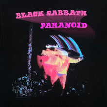 Load image into Gallery viewer, BLACK SABBATH "Paranoid" Graphic Spellout Heavy Metal Hard Rock Music Band T-Shirt