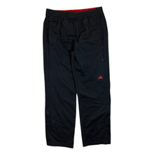 Load image into Gallery viewer, ADIDAS Classic Three Stripe Black Straight Cuff Tracksuit Bottoms