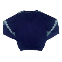 Load image into Gallery viewer, Vintage 90's GABICCI Grandad Patterned Wool Acrylic Knit V-Neck Sweater Jumper