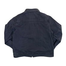 Load image into Gallery viewer, Early 00's TIMBERLAND Classic Faded Black Cotton Zip Bomber Jacket