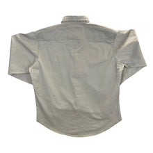 Load image into Gallery viewer, Vintage Wrangler Cowboy Western Pearl Snap Popper Heavy Cotton Distressed Shirt