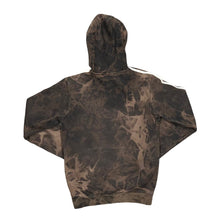 Load image into Gallery viewer, ADIDAS Three Stripe Classic Big Logo Spellout Graphic Bleach Tie Dye Pullover Hoodie