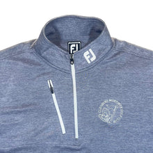 Load image into Gallery viewer, FootJoy "Cleobury Mortimer Golf Club" 1/4 Zip Grey Pullover Sports Sweatshirt Top
