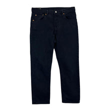 Load image into Gallery viewer, LEVI'S 501 Classic Black Denim Straight Leg Regular Fit Jeans