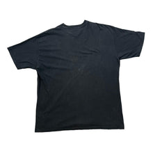 Load image into Gallery viewer, Vintage MOSCHINO JEANS Misura Made In Italy Peace Logo Spellout Graphic Faded T-Shirt