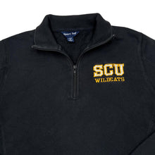 Load image into Gallery viewer, SCU WILDCATS Embroidered College Logo 1/4 Zip Pullover Sweatshirt
