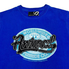 Load image into Gallery viewer, ANIMAL “Worldwide Freeride Co.” Embroidered Spellout Surfer Graphic T-Shirt