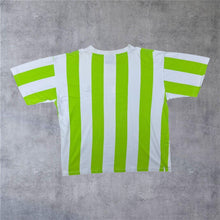 Load image into Gallery viewer, Vintage 90’s Donnay Bold Colour Block Vertical Striped Green White T-Shirt