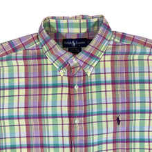 Load image into Gallery viewer, Vintage RALPH LAUREN "Blake" Gingham Plaid Check Short Sleeve Button-Up Shirt