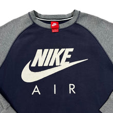 Load image into Gallery viewer, NIKE AIR Classic Big Logo Spellout Graphic Raglan Crewneck Sweatshirt