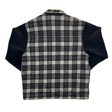 Load image into Gallery viewer, Vintage WRANGLER Lumberjack Plaid Check Wool Blend Zip Workwear Bomber Jacket