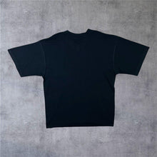 Load image into Gallery viewer, Vintage French Bulldog Dog Animal Paw Print Graphic V-Neck Black T-Shirt