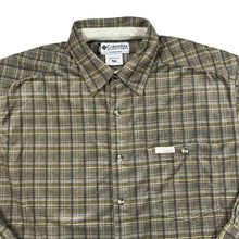 Load image into Gallery viewer, COLUMBIA SPORTSWEAR Plaid Check Polyester Long Sleeve Outdoor Flannel Shirt

