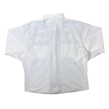 Load image into Gallery viewer, Vintage Jeaxxs Cowboy Western Embroidered White Grey Cotton Blend Long Sleeve Shirt