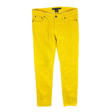 Load image into Gallery viewer, RALPH LAUREN SPORT Classic Yellow Corduroy Cord Slim Fit Trousers