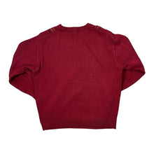 Load image into Gallery viewer, Vintage CARSON Grandad Patterned Cotton Acrylic V-Neck Sweater Jumper