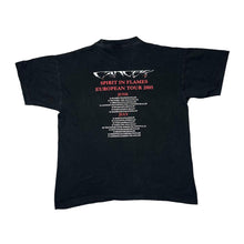 Load image into Gallery viewer, Early 00's CANCER "Spriti In Flames" European Tour 2005 Thrash Death Heavy Metal Band T-Shirt