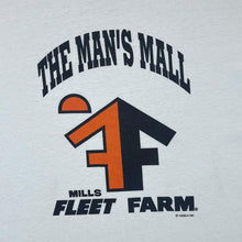 Load image into Gallery viewer, Vintage 90's MILLS FLEET FARM "The Man's Mall" Souvenir Graphic Single Stitch T-Shirt