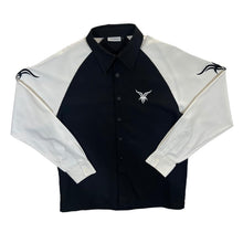 Load image into Gallery viewer, Early 00's Clockhouse Gothic Y2K Tribal Embroidered Polyester Long Sleeve Shirt