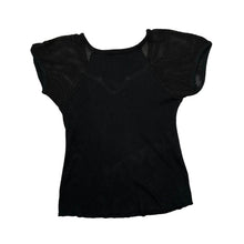 Load image into Gallery viewer, Early 00’s SPIRAL DIRECT Gothic Fantasy Fallen Angel Graphic Mesh Sleeve T-Shirt