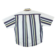 Load image into Gallery viewer, Vintage Tommy Hilfiger Multi Striped Short Sleeve Cotton Button-Up Shirt