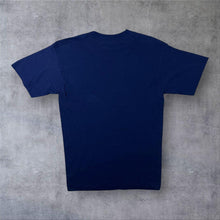 Load image into Gallery viewer, Vintage 90’s Fruit Of The Loom Mini Logo Cotton Single Stitch Navy Blue T-Shirt