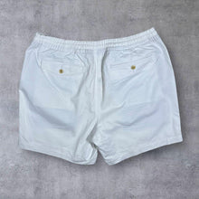 Load image into Gallery viewer, Polo Ralph Lauren "Stretch Classic Fit" Mini Logo White Cotton Blend Shorts